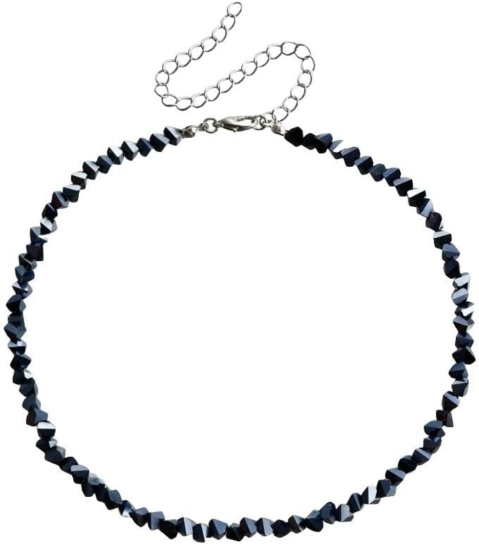 no.147 唐草彫刻のCrystalと艶消し水晶のビーズ刺繍 オートクチュール